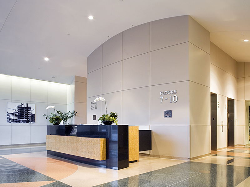 8383 Wilshire Lobby Remodel Before