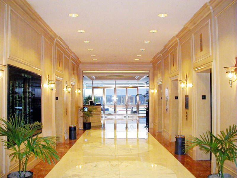9601 Wilshire Lobby Remodel Before