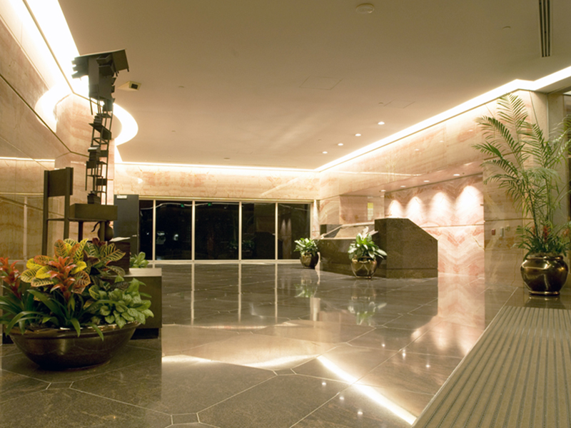 Warner Corporate Center Lobby Remodel Before