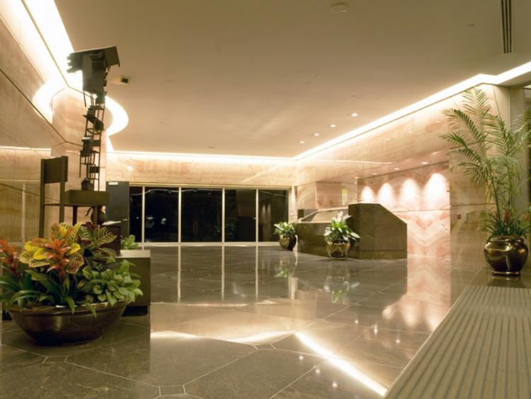 Warner Corporate Center Lobby Remodel Before